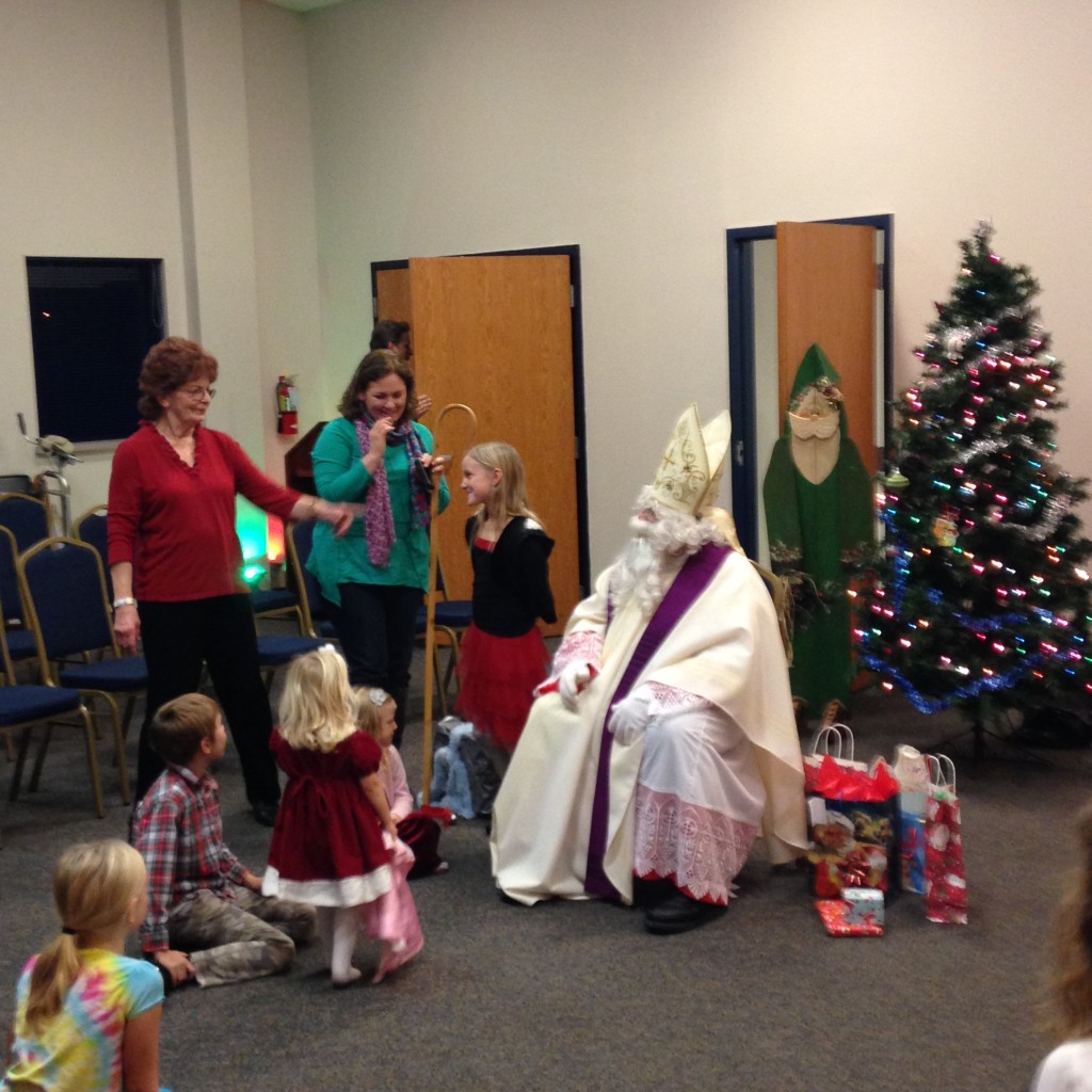 Sankt Nikolaus paid us a visit after the concert