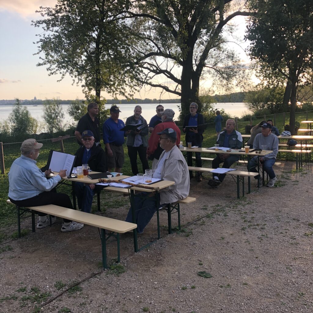 Singing at Olbrich Park